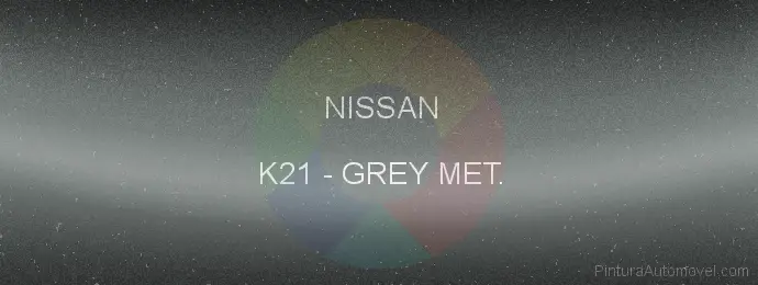 Pintura Nissan K21 Grey Met.