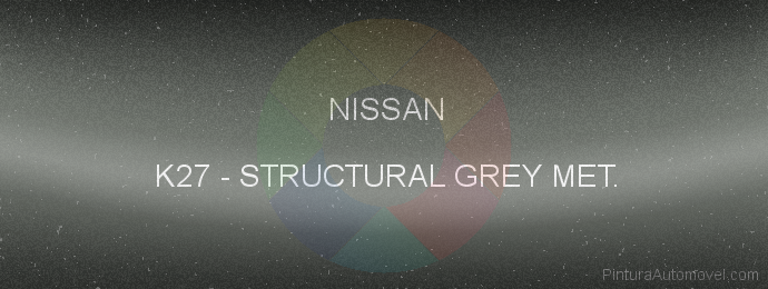 Pintura Nissan K27 Structural Grey Met.