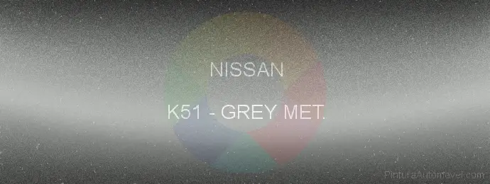 Pintura Nissan K51 Grey Met.