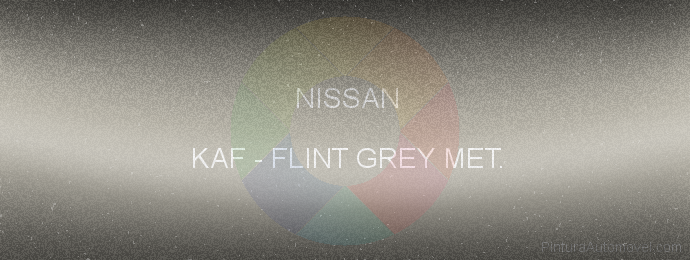 Pintura Nissan KAF Flint Grey Met.