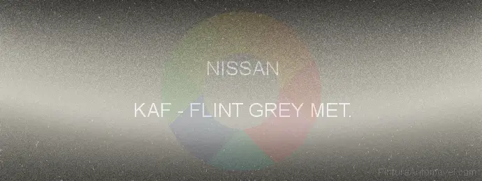 Pintura Nissan KAF Flint Grey Met.