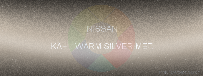 Pintura Nissan KAH Warm Silver Met.