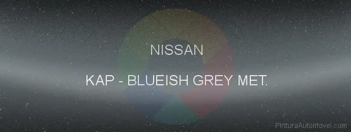 Pintura Nissan KAP Blueish Grey Met.