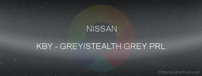 Pintura Nissan KBY Grey/stealth Grey Prl.