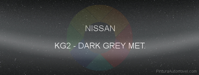 Pintura Nissan KG2 Dark Grey Met.