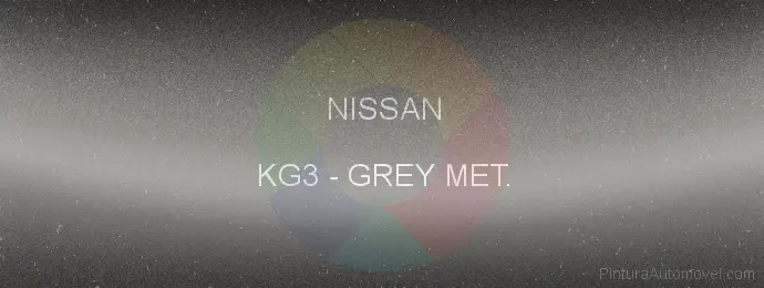 Pintura Nissan KG3 Grey Met.