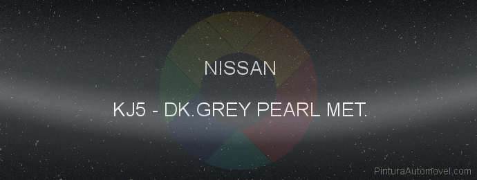 Pintura Nissan KJ5 Dk.grey Pearl Met.