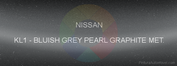 Pintura Nissan KL1 Bluish Grey Pearl Graphite Met.