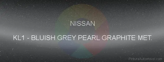 Pintura Nissan KL1 Bluish Grey Pearl Graphite Met.