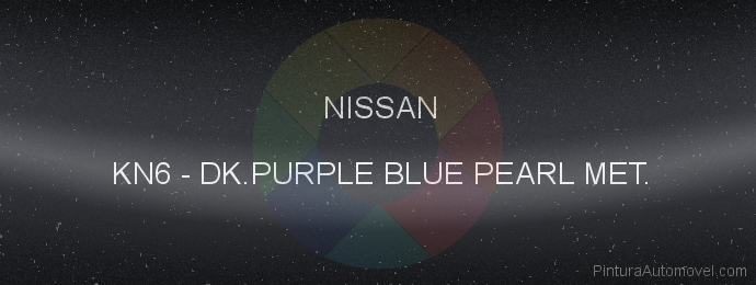 Pintura Nissan KN6 Dk.purple Blue Pearl Met.