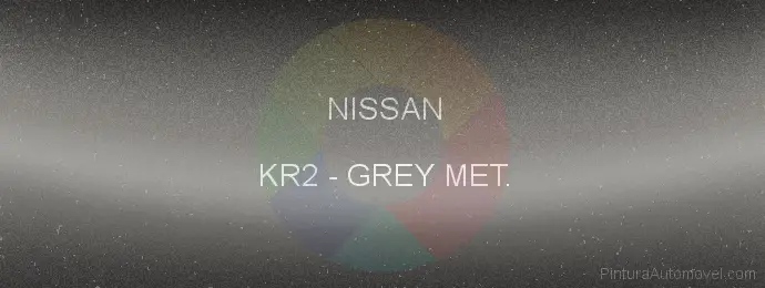 Pintura Nissan KR2 Grey Met.