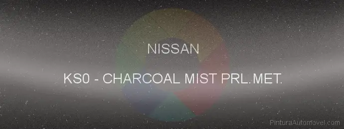 Pintura Nissan KS0 Charcoal Mist Prl.met.