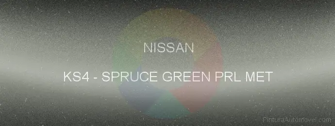 Pintura Nissan KS4 Spruce Green Prl Met