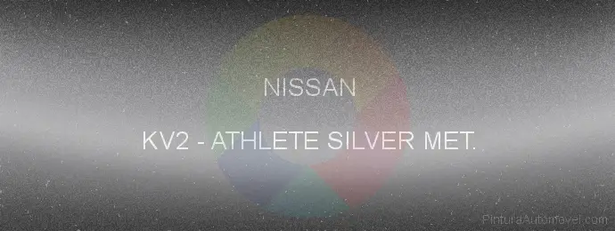 Pintura Nissan KV2 Athlete Silver Met.