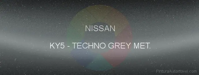 Pintura Nissan KY5 Techno Grey Met.