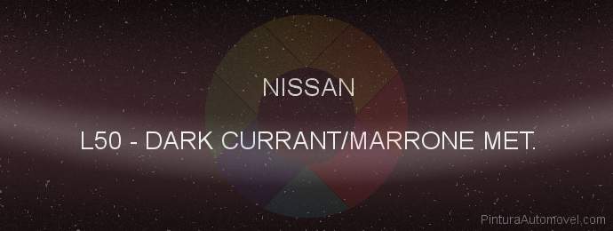 Pintura Nissan L50 Dark Currant/marrone Met.