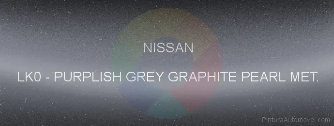 Pintura Nissan LK0 Purplish Grey Graphite Pearl Met.