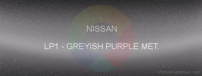 Pintura Nissan LP1 Greyish Purple Met.