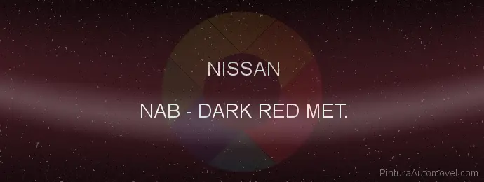 Pintura Nissan NAB Dark Red Met.