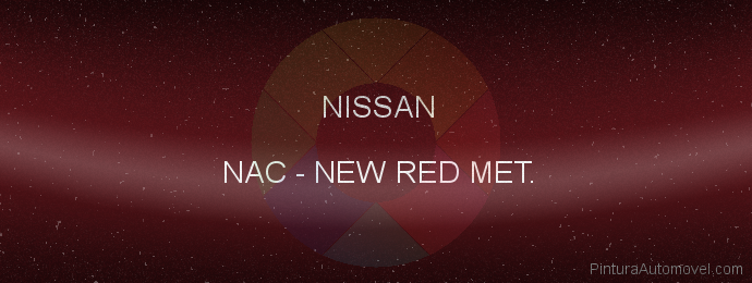 Pintura Nissan NAC New Red Met.