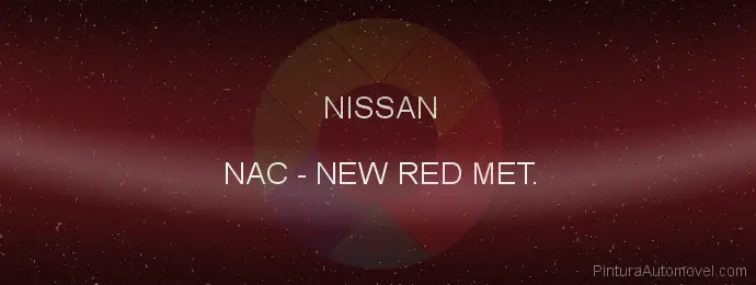 Pintura Nissan NAC New Red Met.