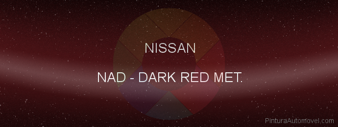 Pintura Nissan NAD Dark Red Met.