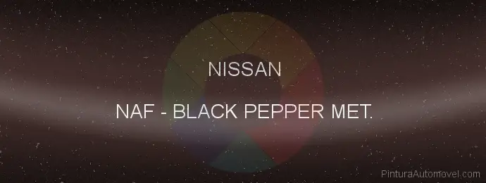 Pintura Nissan NAF Black Pepper Met.