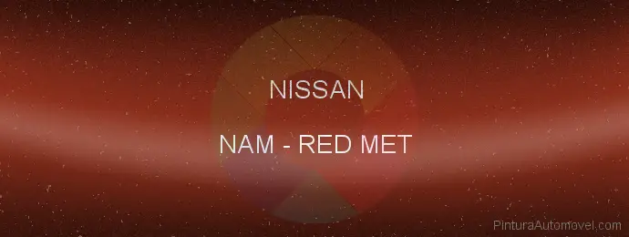 Pintura Nissan NAM Red Met