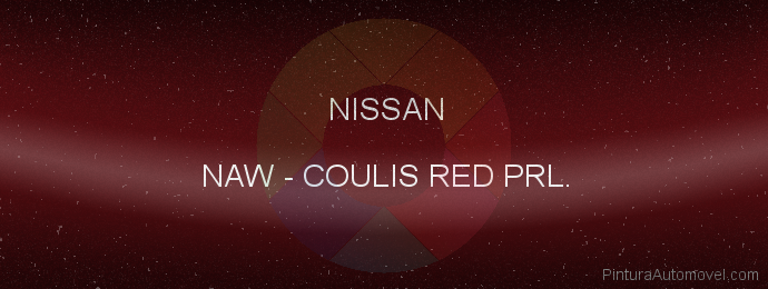 Pintura Nissan NAW Coulis Red Prl.