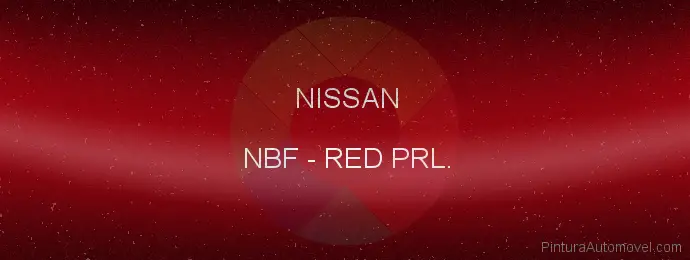 Pintura Nissan NBF Red Prl.