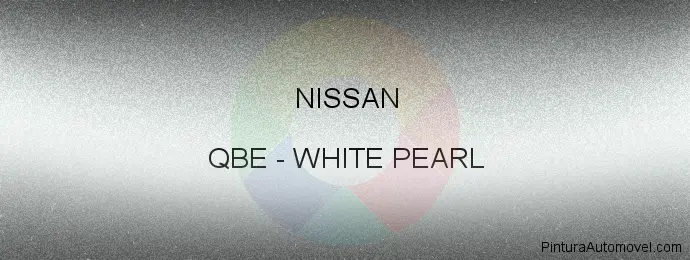 Pintura Nissan QBE White Pearl