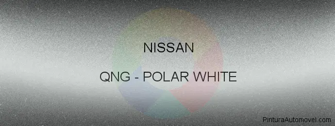 Pintura Nissan QNG Polar White
