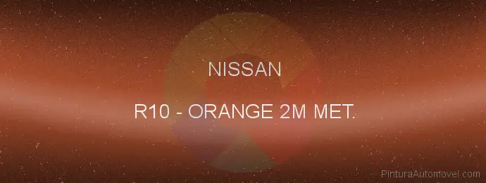 Pintura Nissan R10 Orange 2m Met.