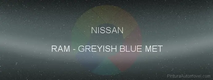 Pintura Nissan RAM Greyish Blue Met