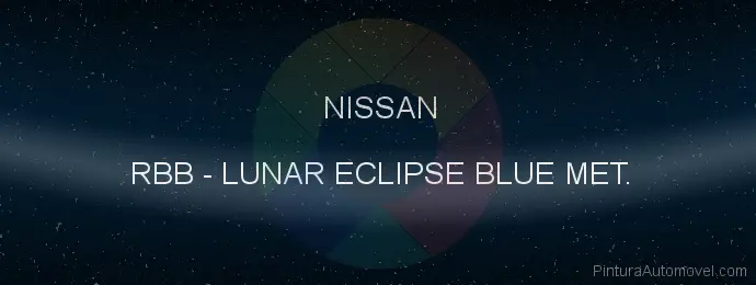 Pintura Nissan RBB Lunar Eclipse Blue Met.