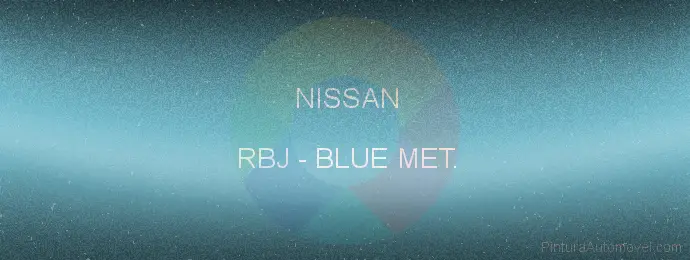 Pintura Nissan RBJ Blue Met.