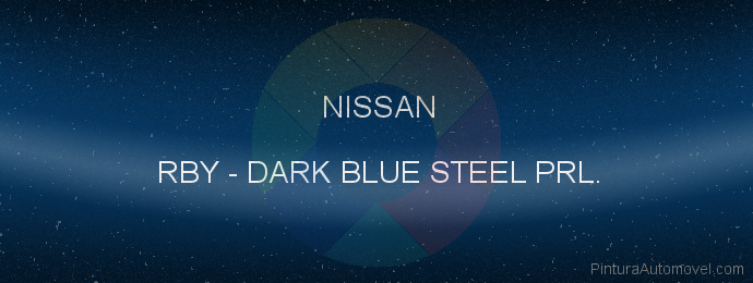 Pintura Nissan RBY Dark Blue Steel Prl.