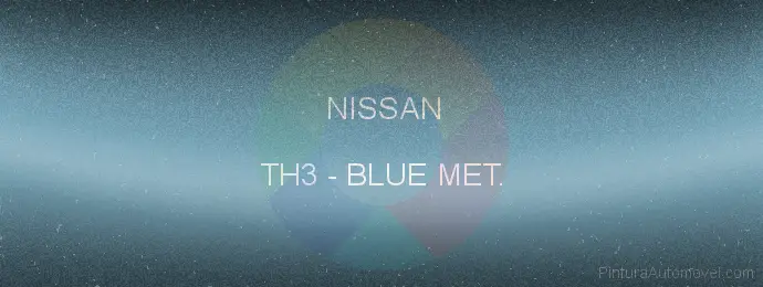 Pintura Nissan TH3 Blue Met.
