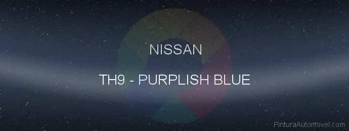 Pintura Nissan TH9 Purplish Blue