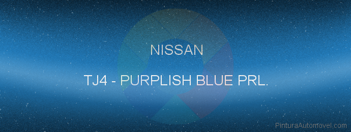 Pintura Nissan TJ4 Purplish Blue Prl.