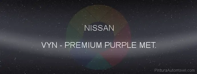 Pintura Nissan VYN Premium Purple Met.