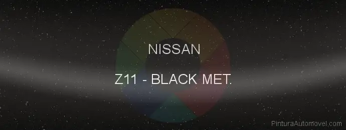 Pintura Nissan Z11 Black Met.