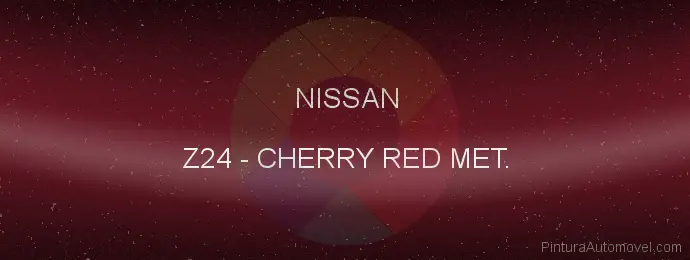 Pintura Nissan Z24 Cherry Red Met.