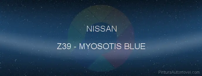 Pintura Nissan Z39 Myosotis Blue