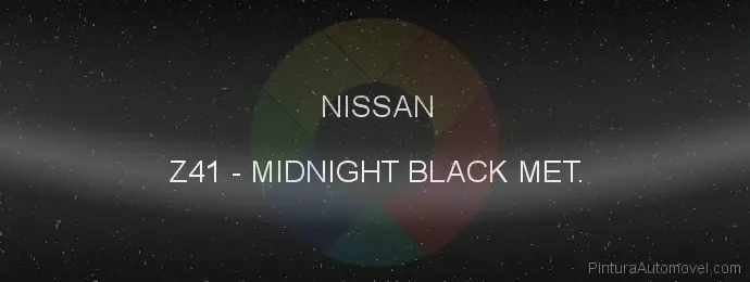 Pintura Nissan Z41 Midnight Black Met.