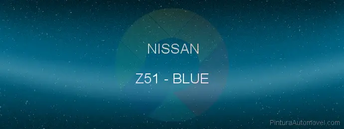 Pintura Nissan Z51 Blue