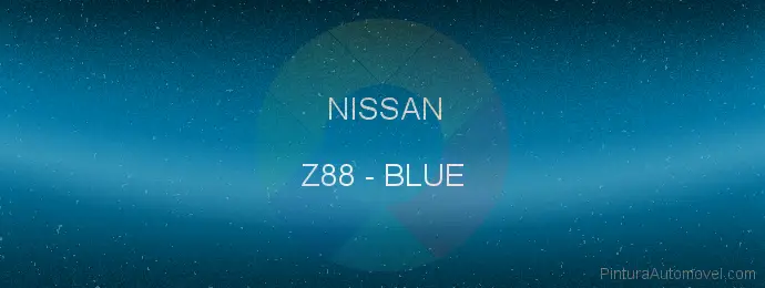 Pintura Nissan Z88 Blue