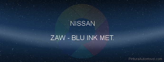Pintura Nissan ZAW Blu Ink Met.