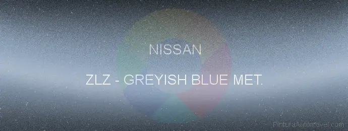 Pintura Nissan ZLZ Greyish Blue Met.