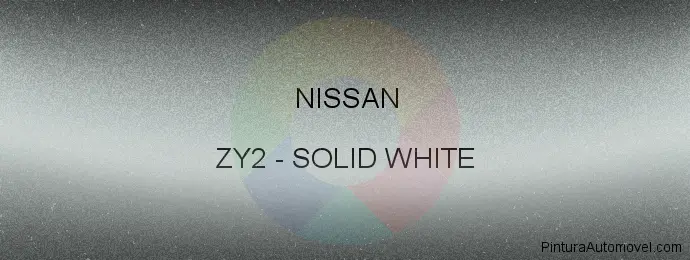 Pintura Nissan ZY2 Solid White